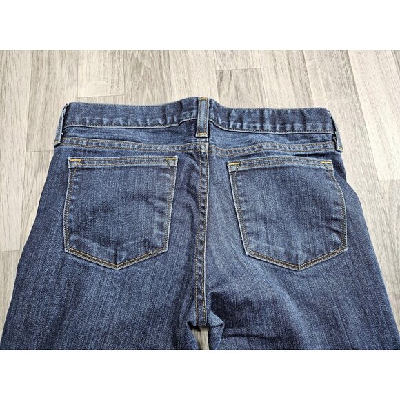 J Crew Toothpick Jeans Womens 26 Ankle Blue Skinny Stretch Denim Medium Wash - Picture 3 of 10